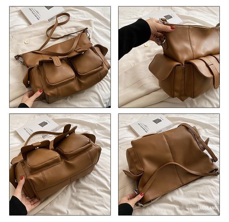 Leather Bag Faux Tote