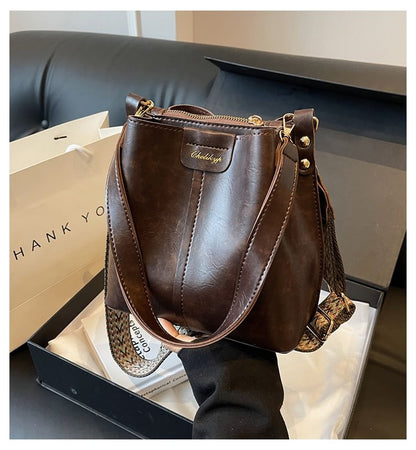 Bag Bucket Faux Leather