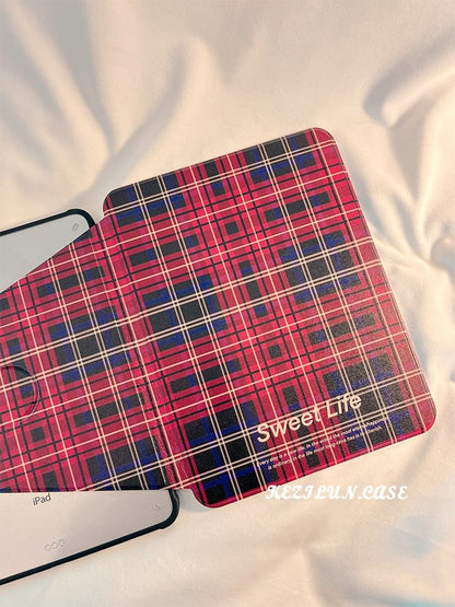Plaid iPad Case