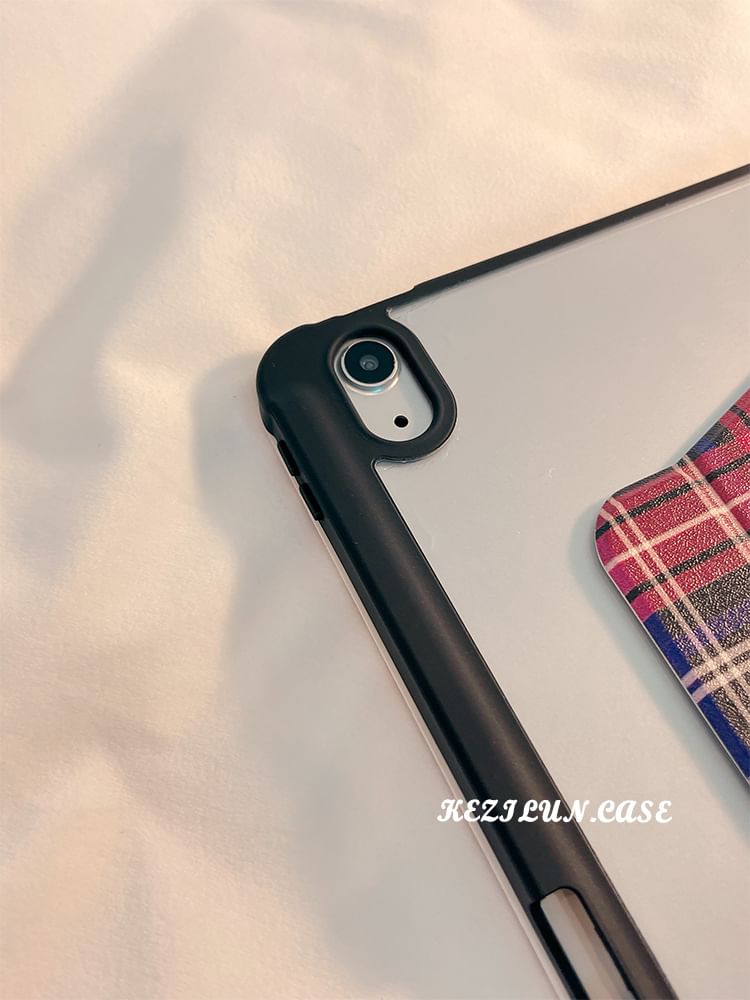 Plaid iPad Case