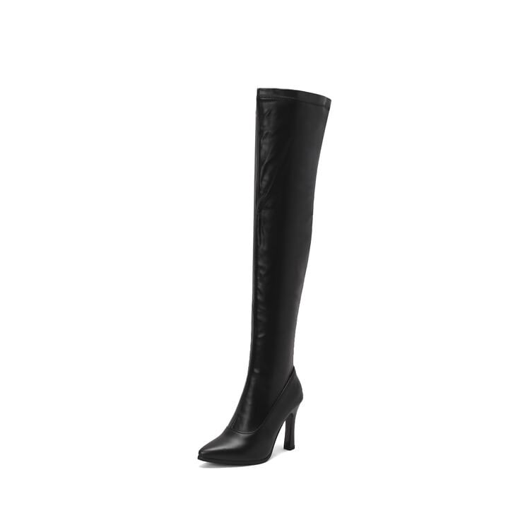 Pointed Toe High Heel Over The Knee Boots