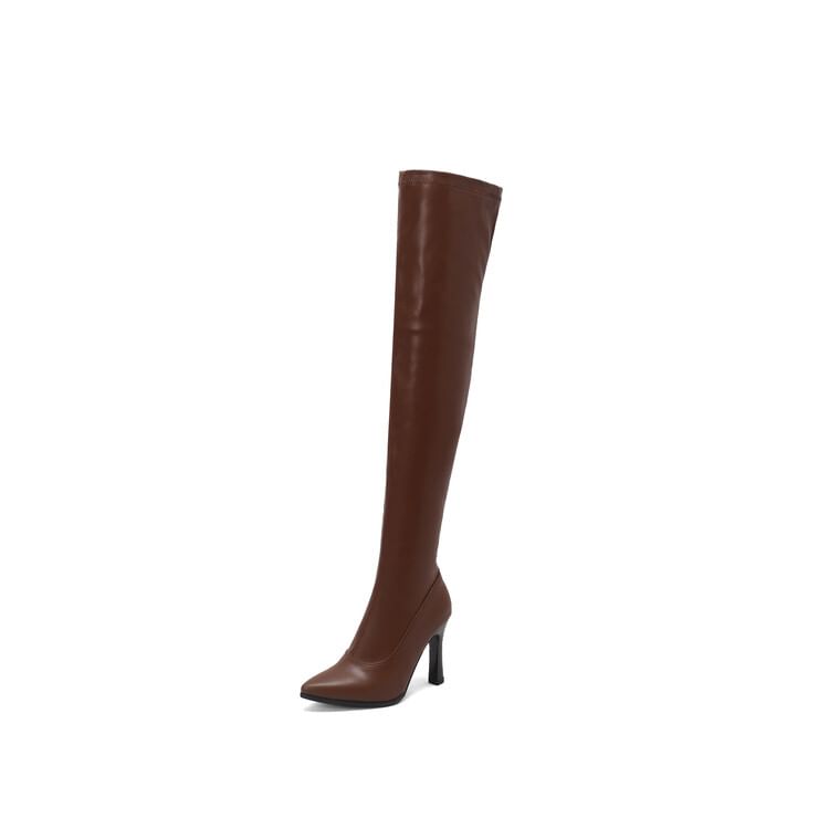 Pointed Toe High Heel Over The Knee Boots