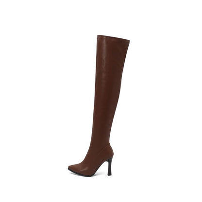 Pointed Toe High Heel Over The Knee Boots