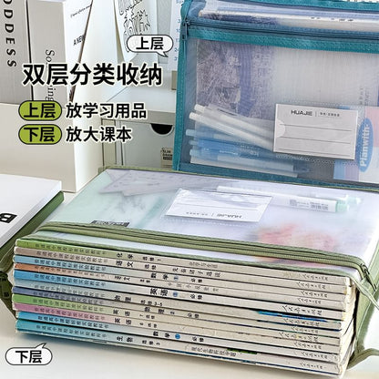 Mesh Pencil Case / Pen / Label / Set