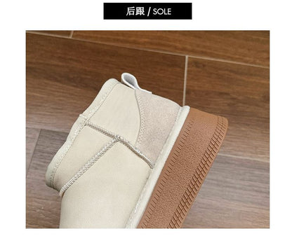 Ankle Snow Platform Boots
