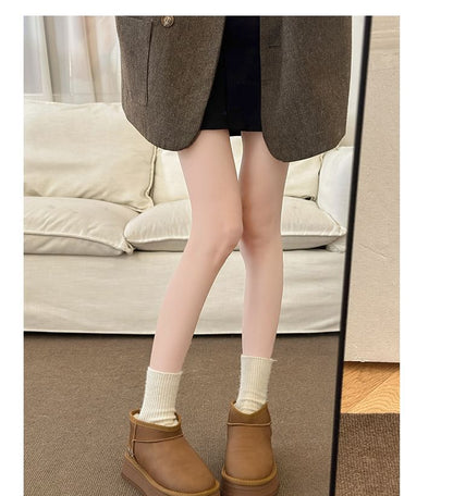 Ankle Snow Platform Boots