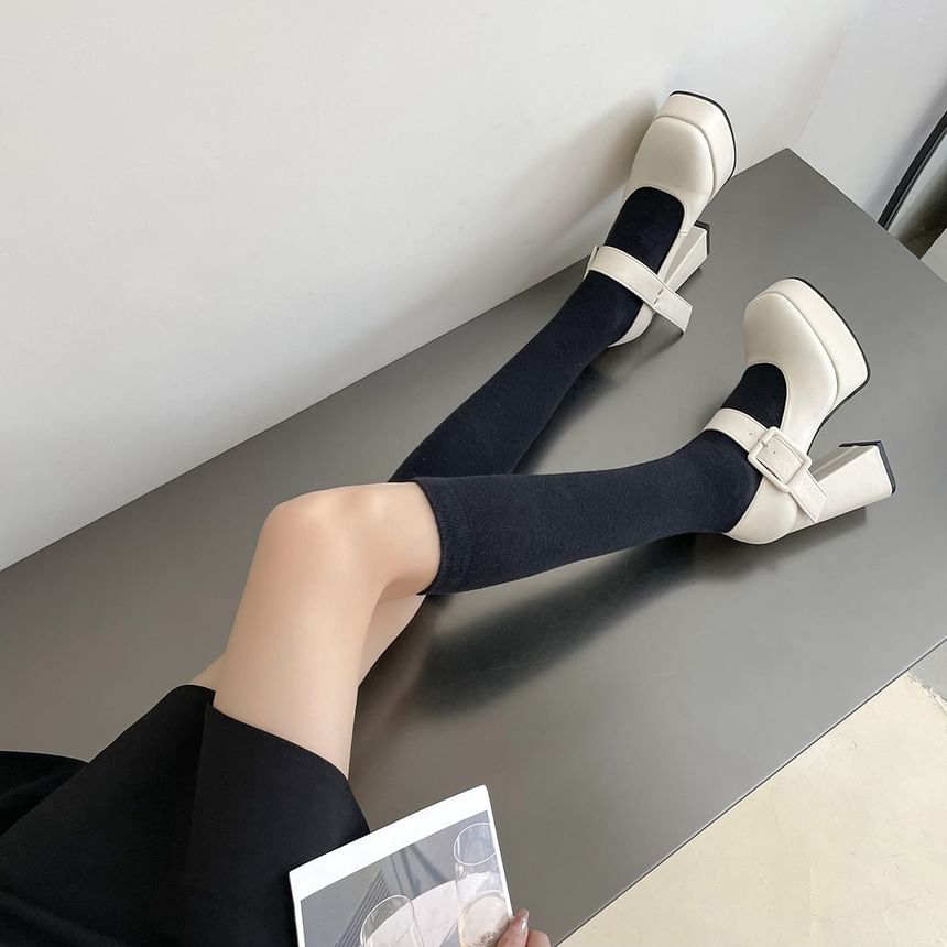 Pumps Jane High Heel Mary