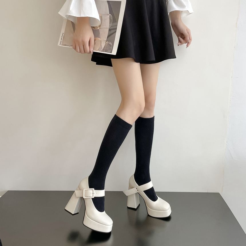 Pumps Jane High Heel Mary