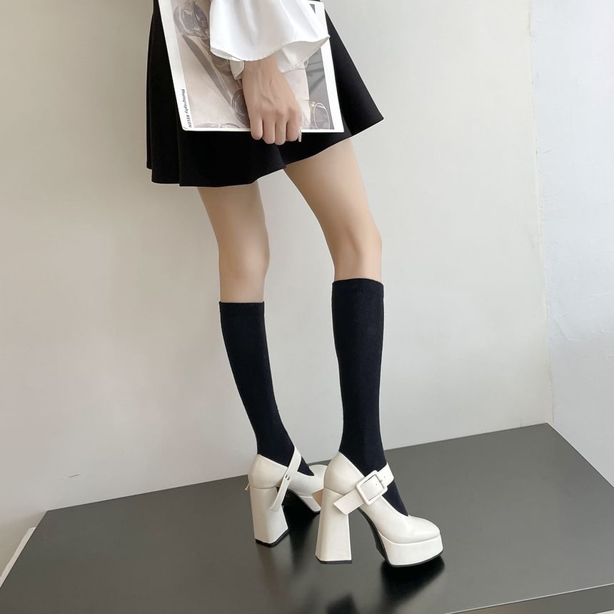 Pumps Jane High Heel Mary