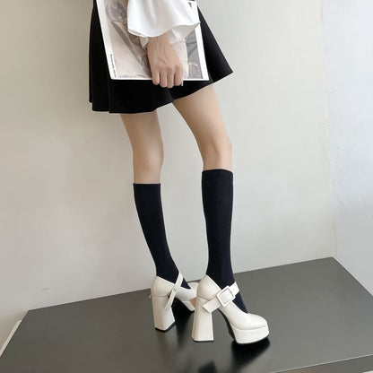 Pumps Jane High Heel Mary