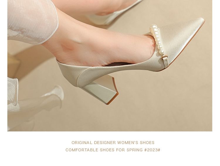 Pointy High Heel Pumps