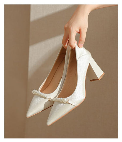 Pointy High Heel Pumps