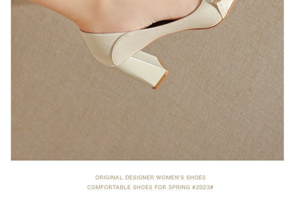 Pointy High Heel Pumps