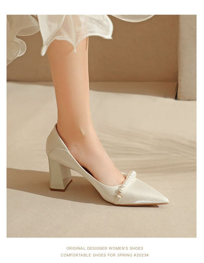 Pointy High Heel Pumps