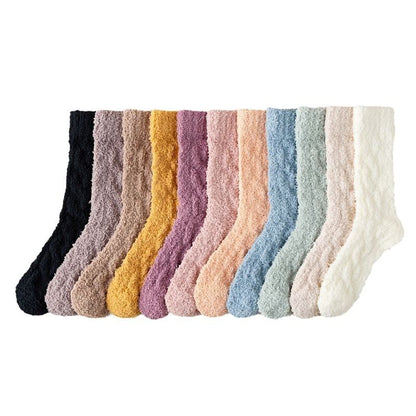 Plain Fleece Socks