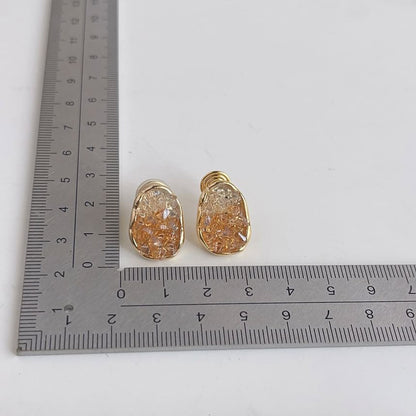 Faux Alloy Crystal Ear Irregular Cuff