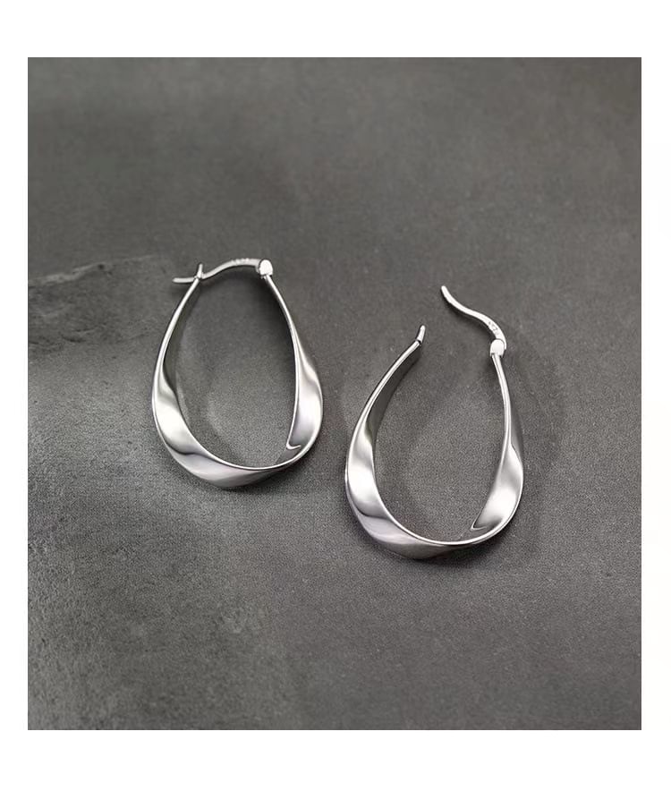 Sterling Silver Hoop Earring