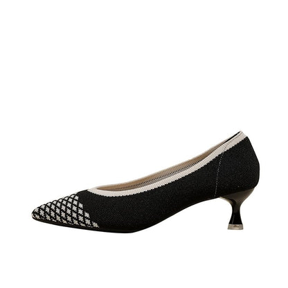Kitten-Heel Pointed Pumps