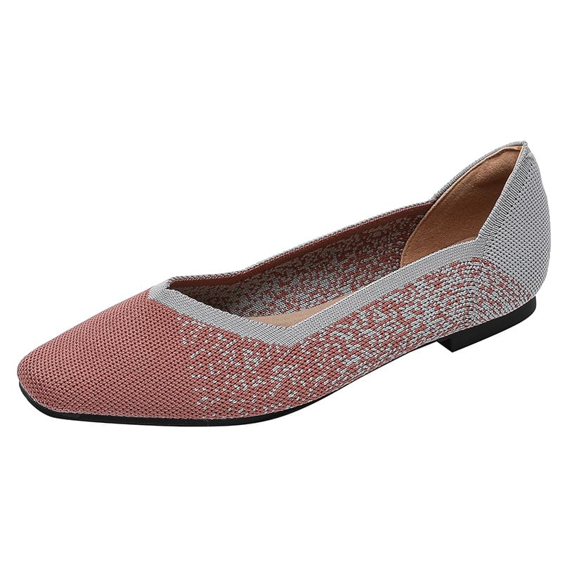 Flats Woven Two Tone