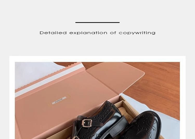 Buckled Strap Monk Genuine Shoes Leather