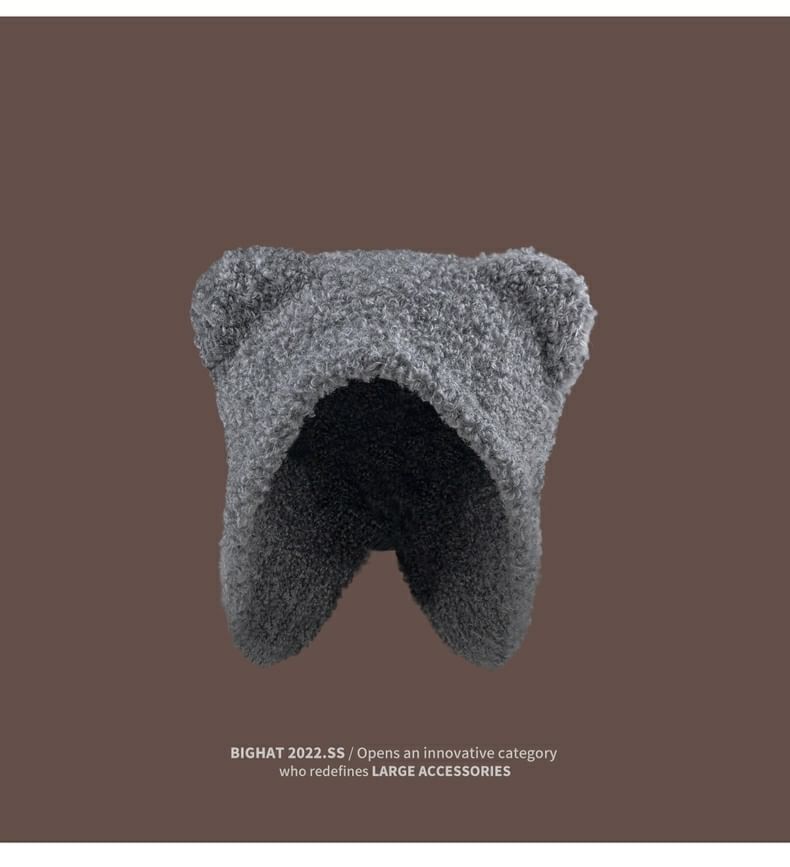 Bonnet Hat Fleece Ear Bear