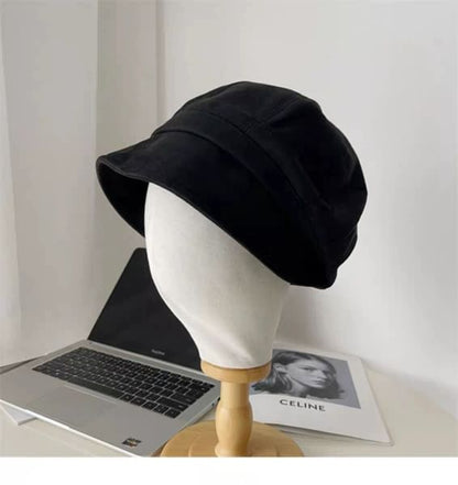 Newsboy Faux Leather Plain Cap