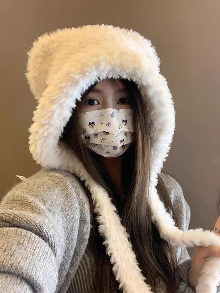 Bear Trapper Hat Fleece Ear