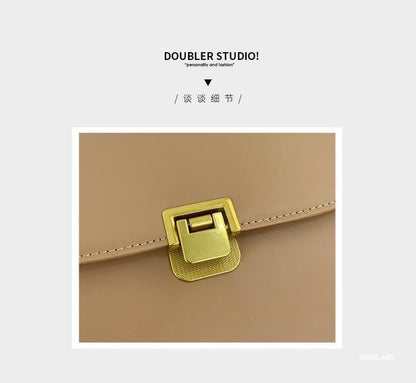 Faux Shoulder Bag Leather Flap