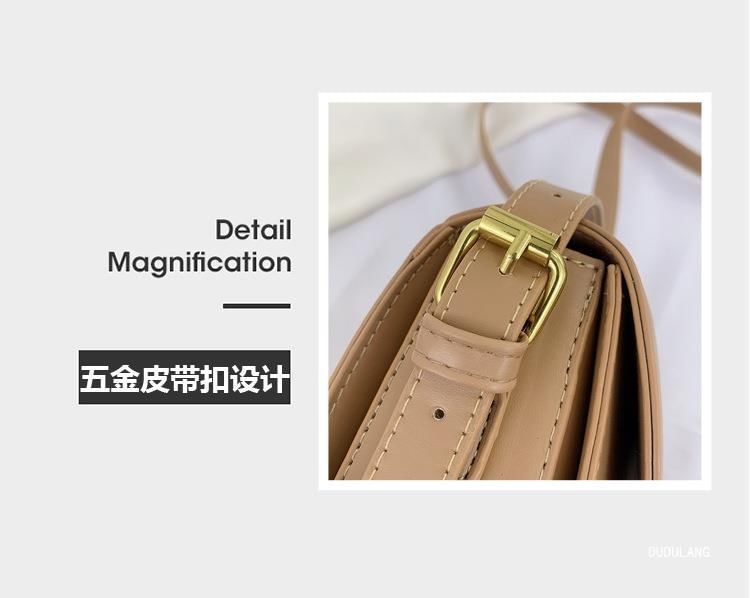 Faux Shoulder Bag Leather Flap