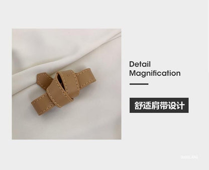 Faux Shoulder Bag Leather Flap