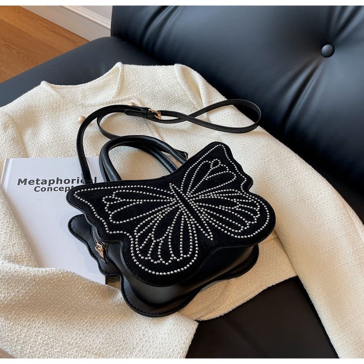 Studded Bag Butterfly Crossbody