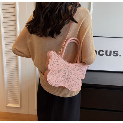 Studded Bag Butterfly Crossbody