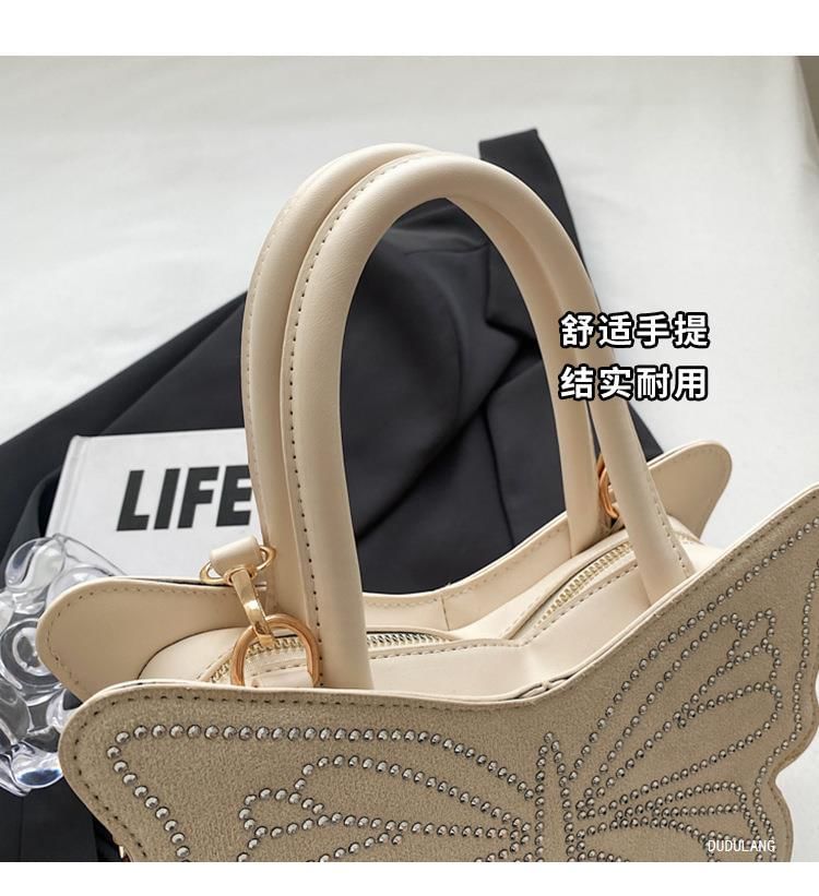 Studded Bag Butterfly Crossbody