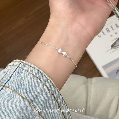 Bow Sterling Silver Bracelet