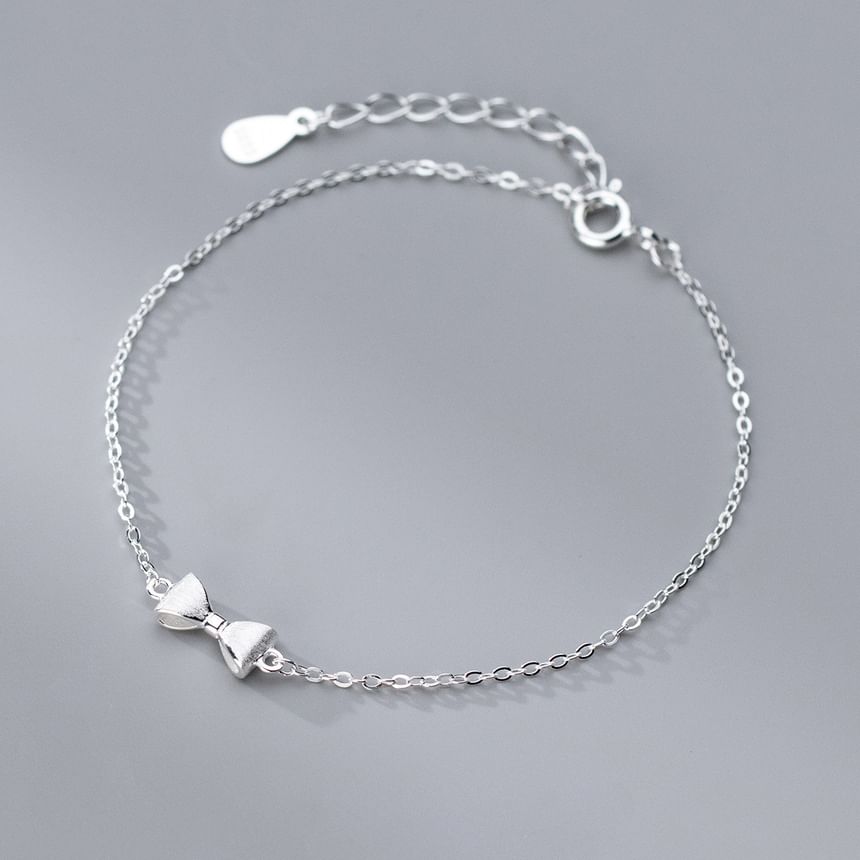 Bow Sterling Silver Bracelet