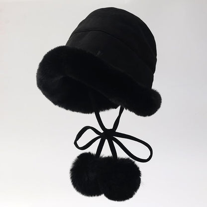 Trim Bucket Hat Fluffy