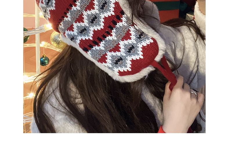 Patterned Hat Trapper