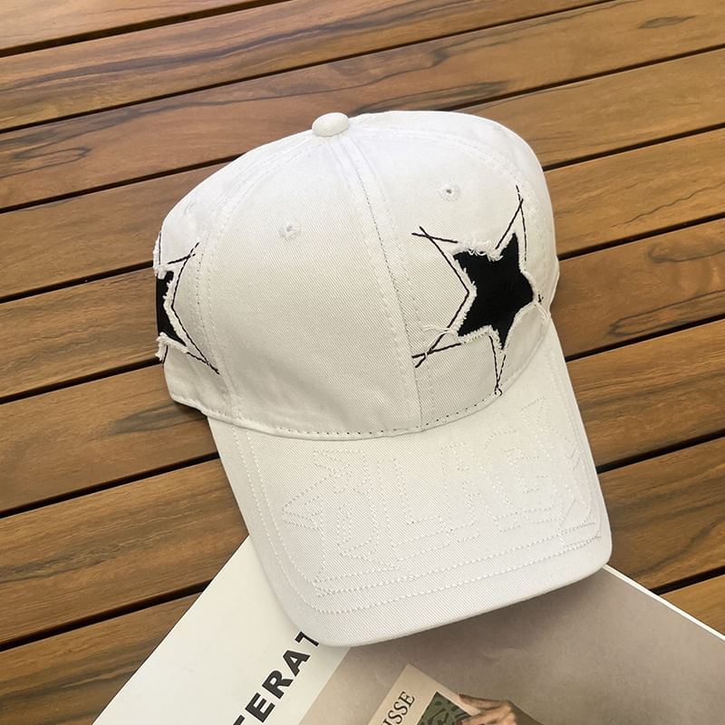 Cap Star Embroidered