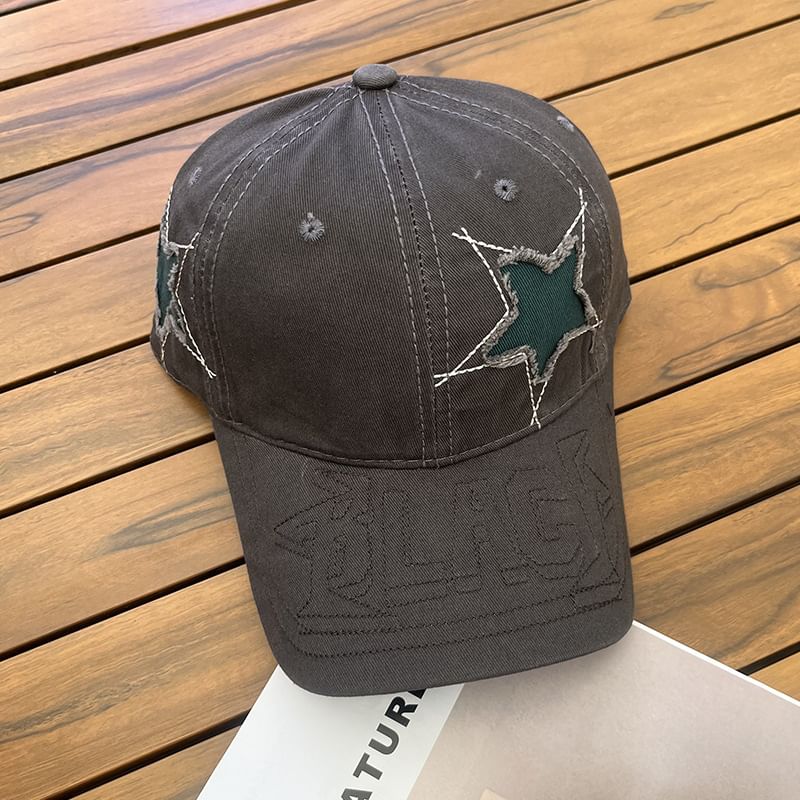 Cap Star Embroidered