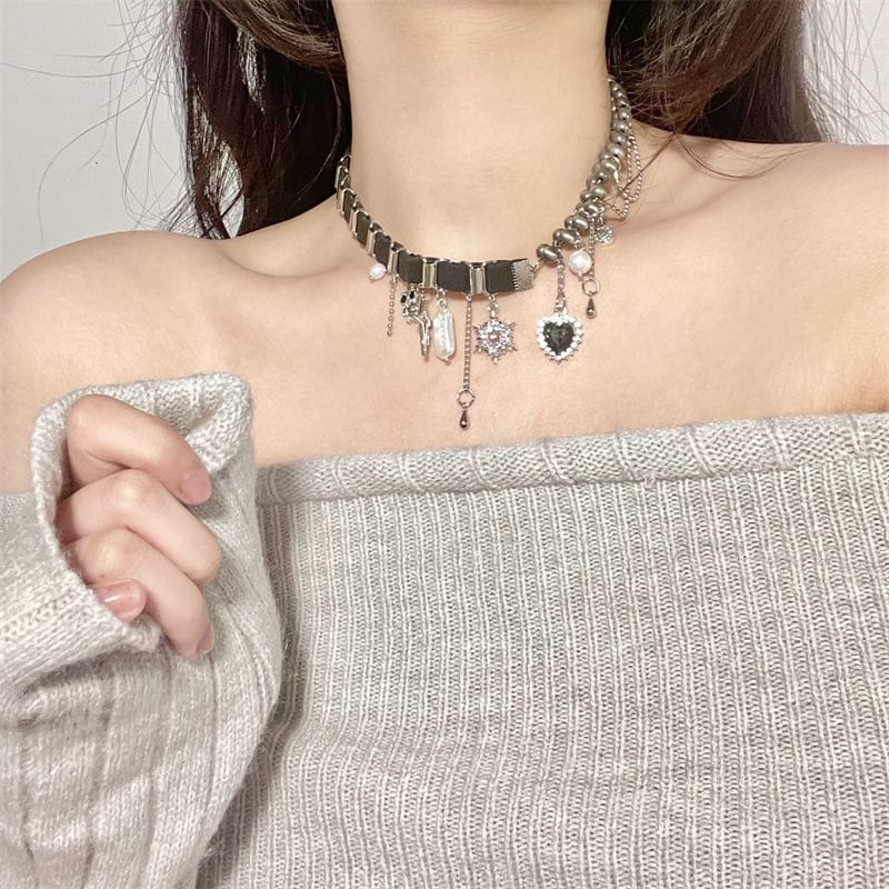 Necklace Charm Alloy