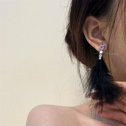 Earring Feather Drop