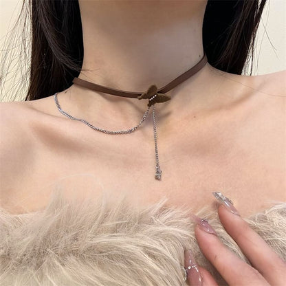 Choker Velvet Butterfly