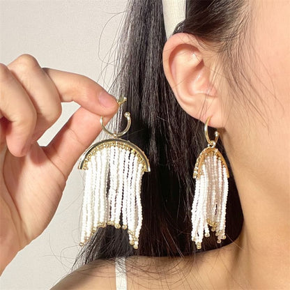 Earring Fringed Beaded
