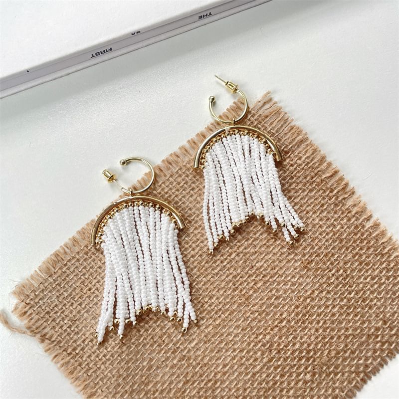 Earring Fringed Beaded