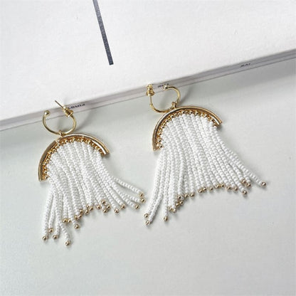 Earring Fringed Beaded