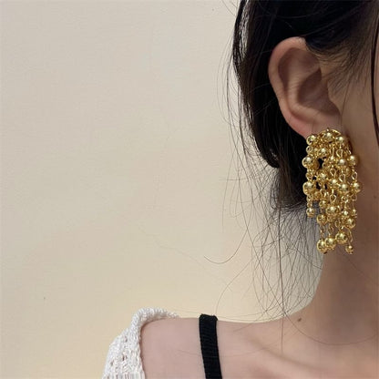 Ball Earring Fringed