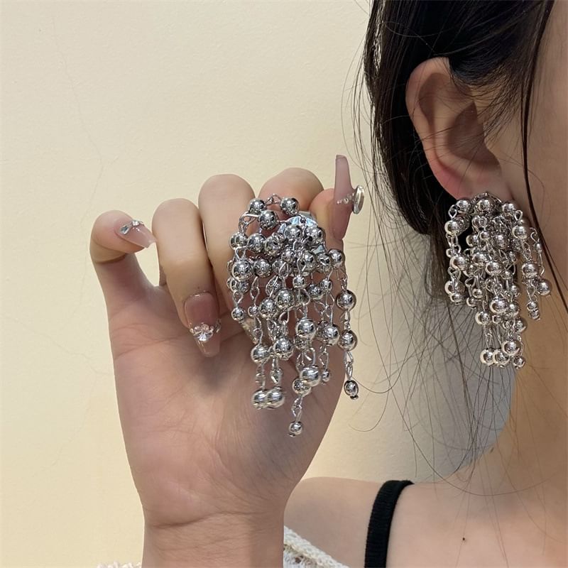 Ball Earring Fringed