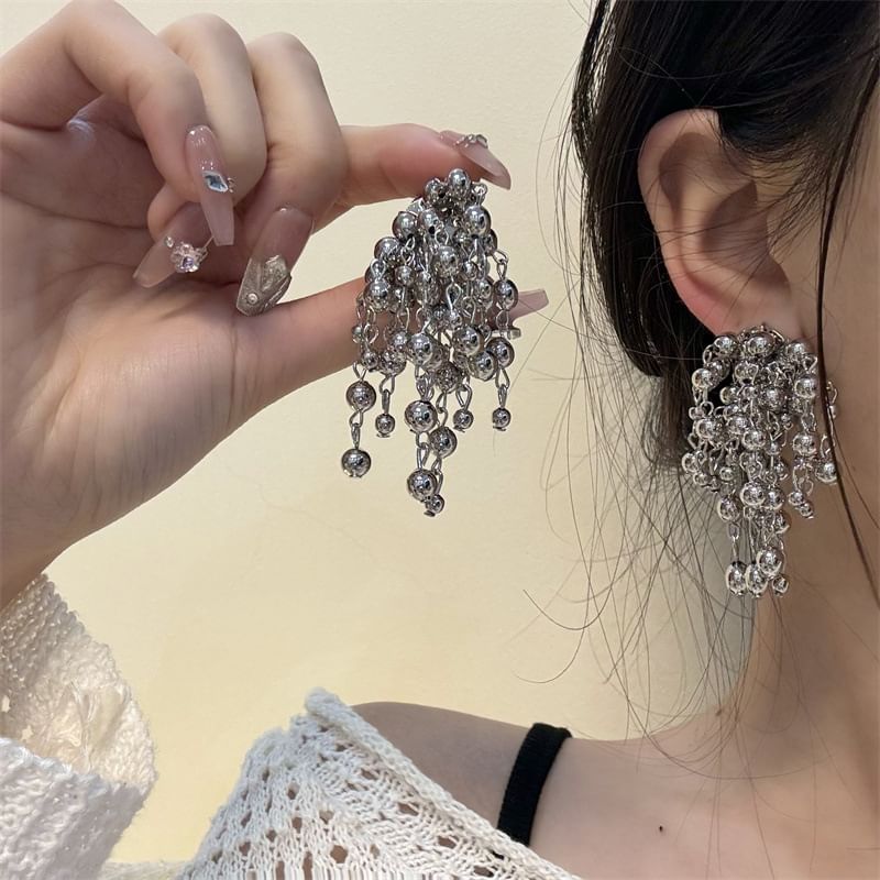 Ball Earring Fringed