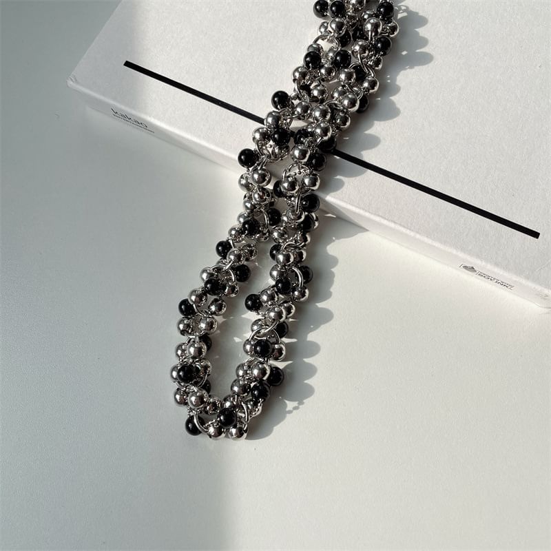 Layered Beaded Choker