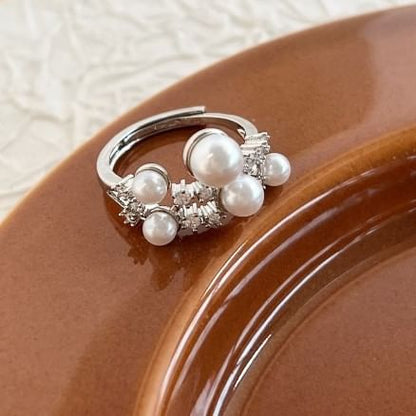 Ring Pearl Faux